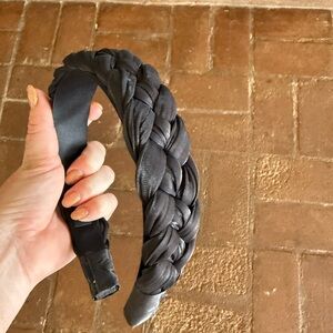 Braided Black Headband